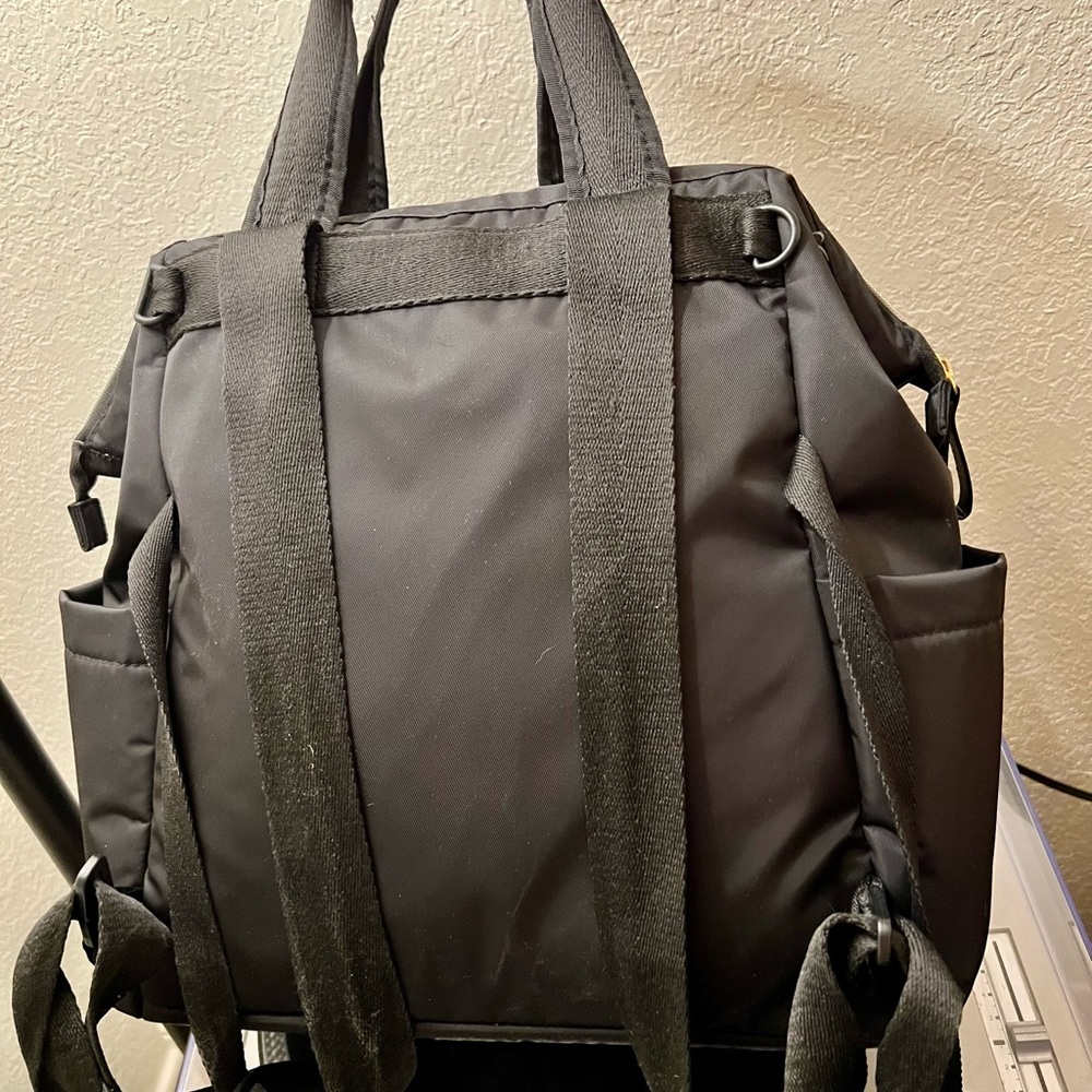 Gently used Mainframe Wide Open Diaper Backpack in Black with changing pad - Picture 6 of 6